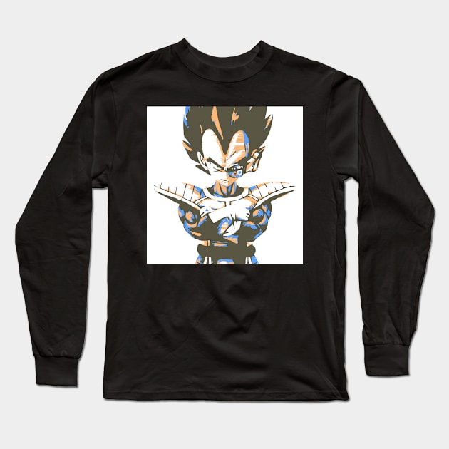 saiyan prince Long Sleeve T-Shirt by BarnawiMT